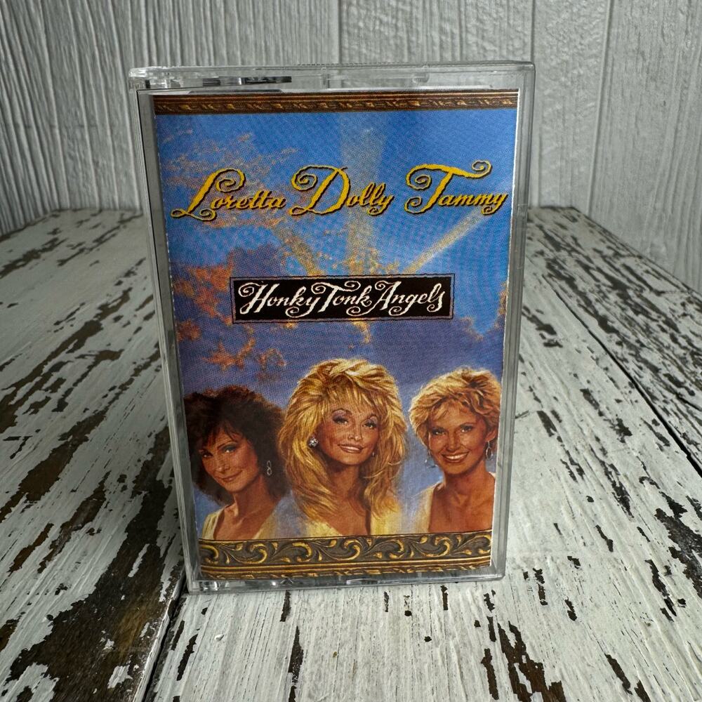 Honky Tonk Angels Loretta Lynn Dolly Parton Tammy Wynette 1993 Cassette Tape - Picture 4 of 6